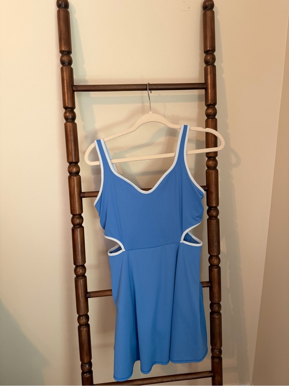 Old Navy Blue Mini Dress with White Trim